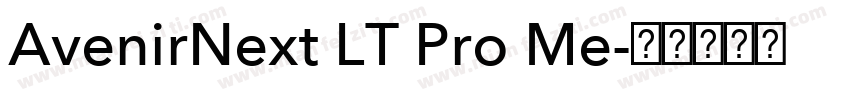 AvenirNext LT Pro Me字体转换